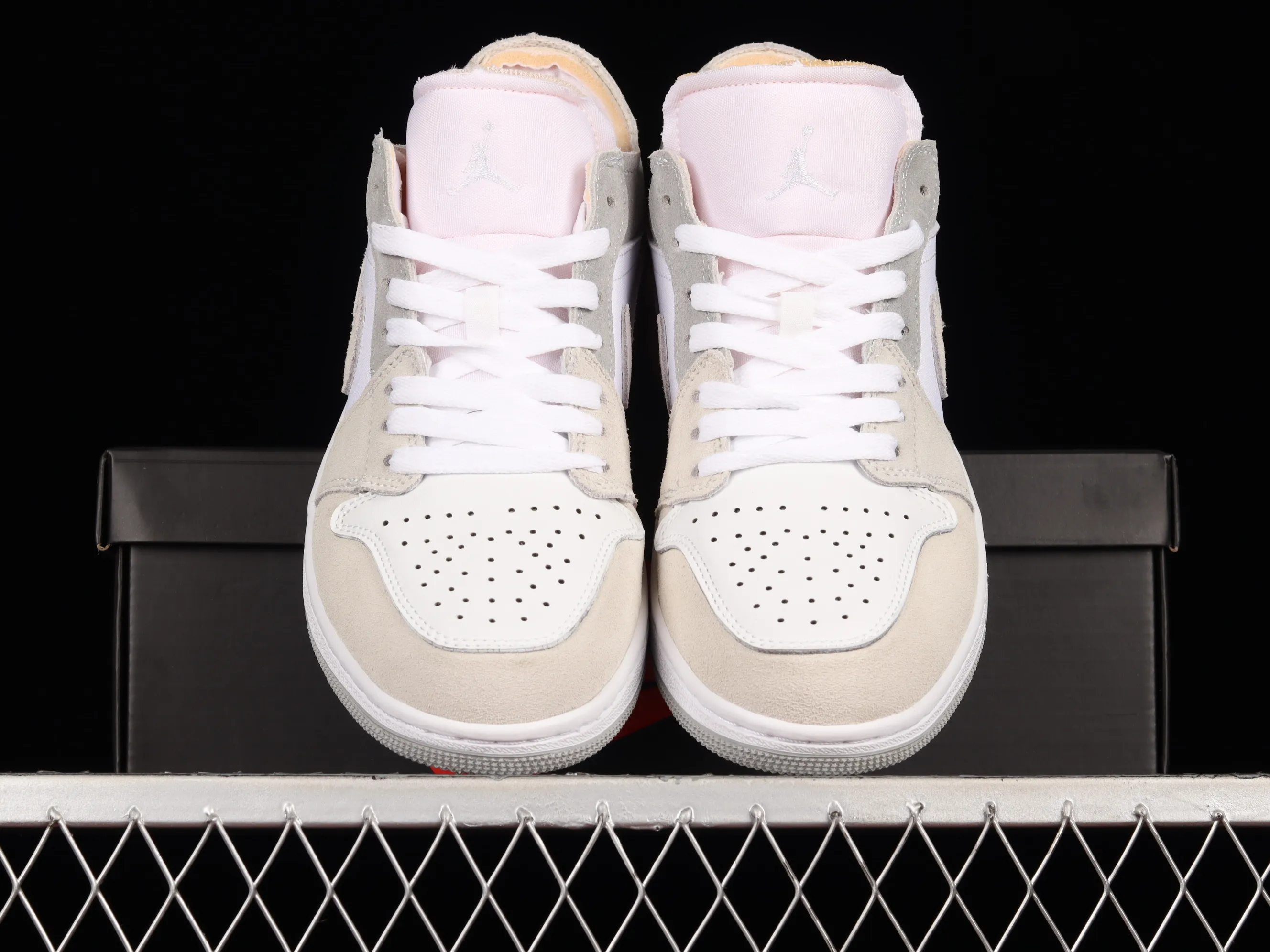 All categories Air Jordan Jordan series basketball shoes Air Jordan 1 Low Z version Air Jordan 1 Low "White and Phantom" AJ1 Joe 1 rice white retro culture and leisure sports sneakers DN1635-100